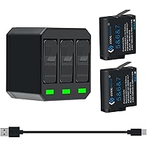 純正品★新品  GOPROP　MAX用 　Ｗ充電器+バッテリー　1個付 MAX GoPro ゴープロ 互換トリプルUSB充電器 コンセント充電用AC
